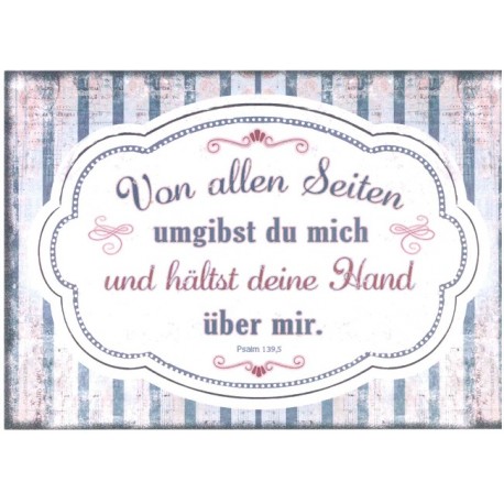 Postkarte Von allen Seiten umgibst du mich
