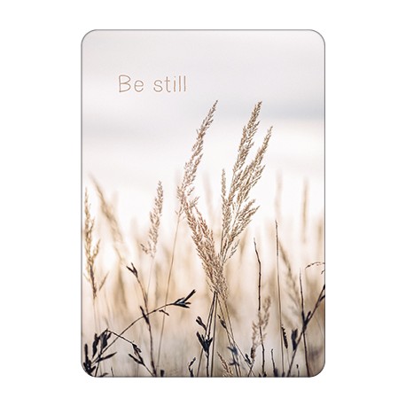 Postkarte - Be still