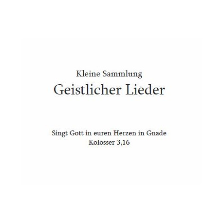 Geistliche Lieder - DOWNLOAD