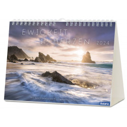 Ewigkeit im Herzen 2024 - Panorama-Postkartenkalender