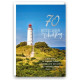 Faltkarte zum 70. Geburtstag - Leuchtturm
