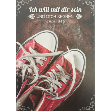 Postkarte - rote Schuhe