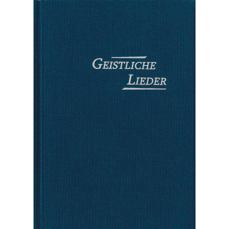 Geistliche Lieder, Leinen, dunkelblau