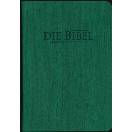 Taschenbibel, Kunstleder, dunkelgrün