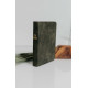 Pocketbibel, Leder Unique Olive grün, Goldschnitt