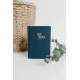 Pocketbibel, Hardcover, Leinen, Dunkelblau