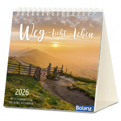 Weg - Licht - Leben Tischkalender 2026