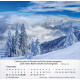 Berge Tischkalender 2026