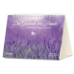 Das Geschenk der Freude - Großdruck-Aufstellkalender 2026