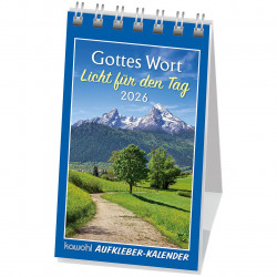 Gottes Wort - Licht für den Tag, Aufkleberkal. 2026