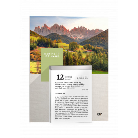 Der Herr ist nahe 2026 (Abreißkalender)