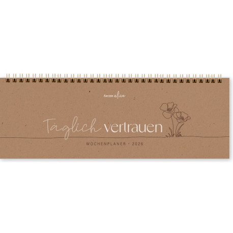 Täglich vertrauen 2026 - Wochenplaner