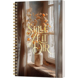 Stille Zeit mit Dir - Notizbuch Motiv Fenster