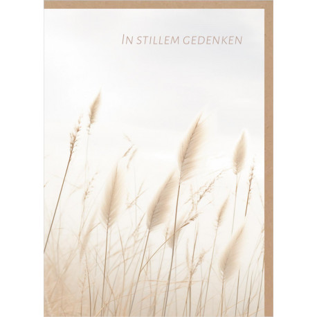 Faltkarte Trauer - In stillem Gedenken