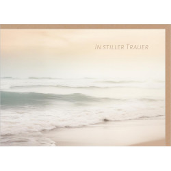 Faltkarte Trauer - In stiller Trauer
