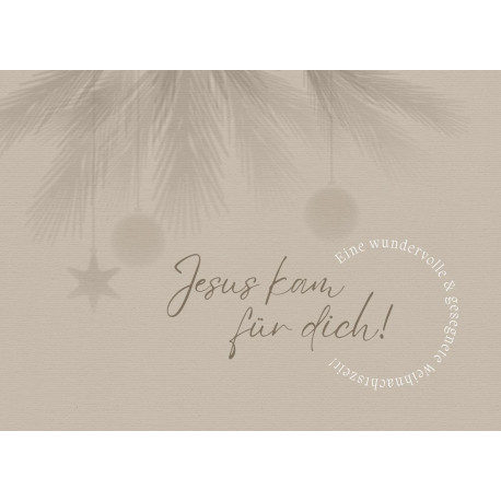 Postkarte zu Weihnachten - Retter