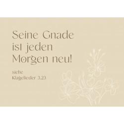 Postkarte - jeden Morgen neu