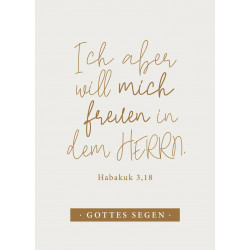 Postkarte - Freude im Herrn