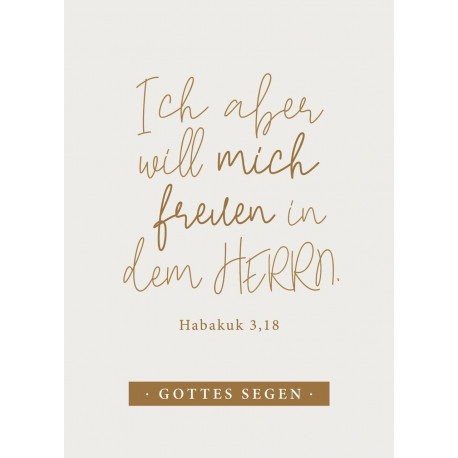 Postkarte - Freude im Herrn