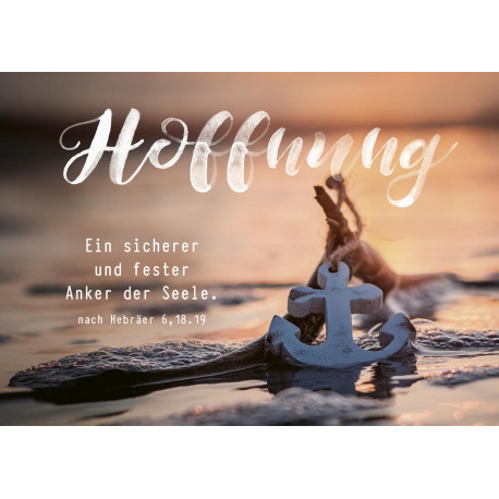 Postkarte zum Geburtstag - Hoffnung