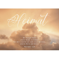 Postkarte zum Geburtstag - Heimat