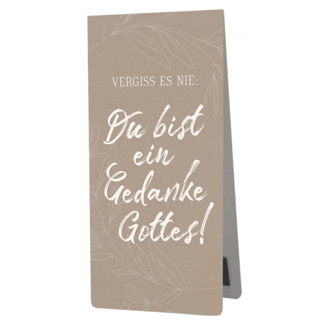 Magnetlesezeichen - Gedanke Gottes