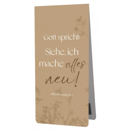 Magnetlesezeichen - Ich mache alles neu