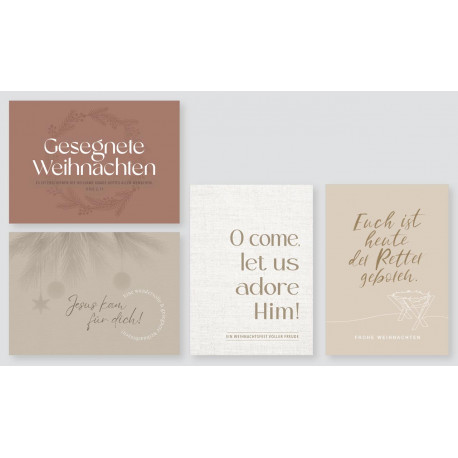 Minikarten Weihnachten - Retter