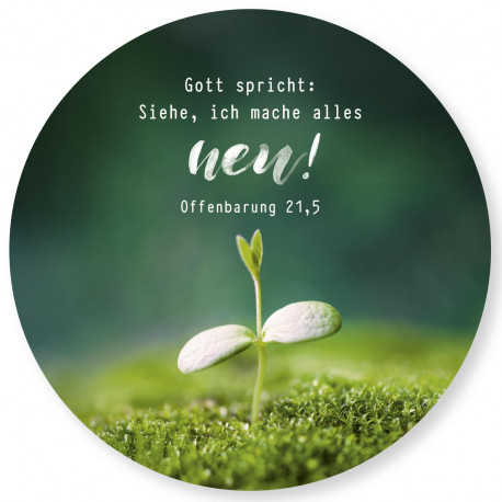 Wandbild - Siehe, ich mache alles neu