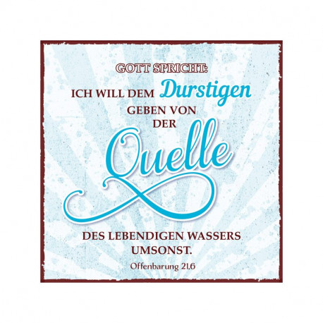 Metalltafel - Quelle