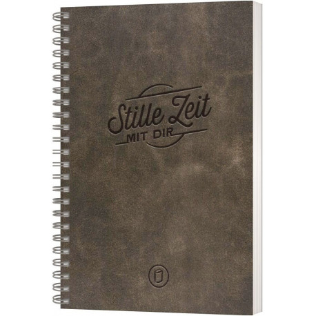Stille Zeit mit Dir - Notizbuch, anthrazit