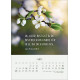 Zarte Blumengrüße 2026 - Tischkalender mit Holzaufsteller