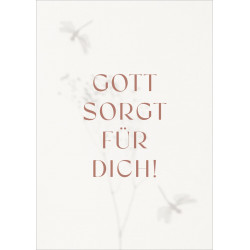 Postkarte - Gott sorgt für dich!