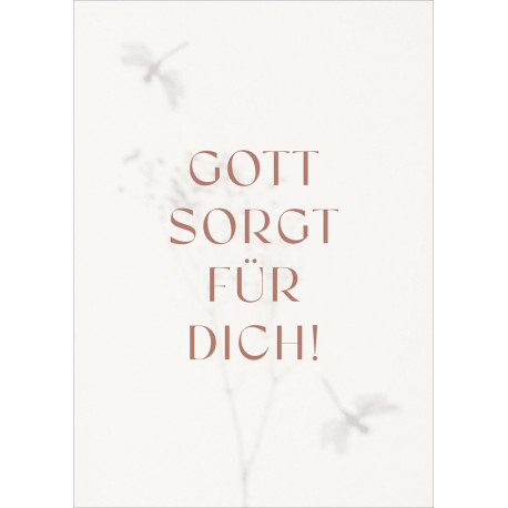 Postkarte - Gott sorgt für dich!