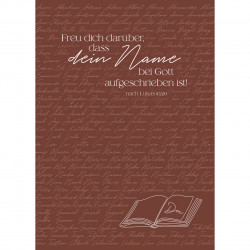 Postkarte - dein Name