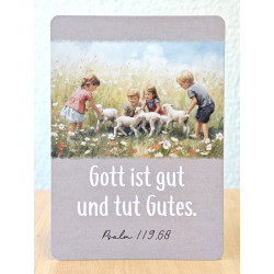 Postkarte - Gott ist gut und tut Gutes