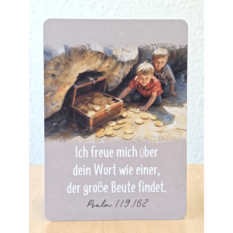Postkarte - große Beute