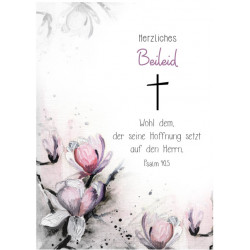 Faltkarte Trauer - Hoffnung auf den Herrn
