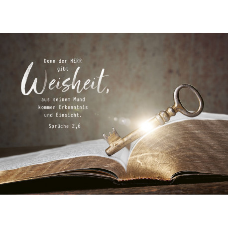 Postkarte - Weisheit