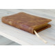 Pocketbibel, Leder Unique Toffee braun, Goldschnitt