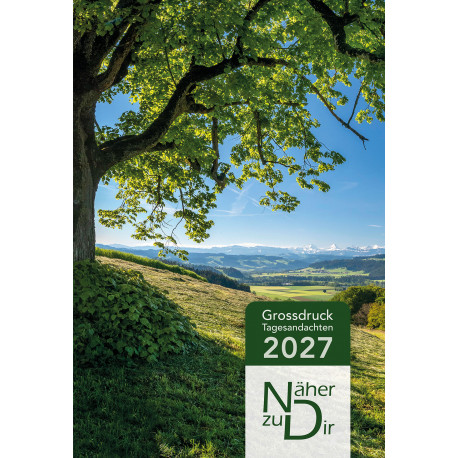 Näher zu Dir Buchkalender 2027 Großdruck