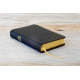 Pocketbibel, Rindleder, schwarz, Goldschnitt