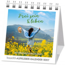 Frei sein & leben - Aufkleberkalender 2027