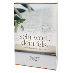 Sein Wort. Dein Fels. 2027 (mit Holzaufsteller)