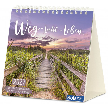 Weg - Licht - Leben Tischkalender 2027