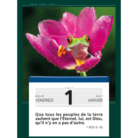 Abreißkalender "Paix vous soit" 2027
