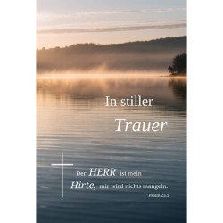 Faltkarte Trauer - Der HERR ist mein Hirte
