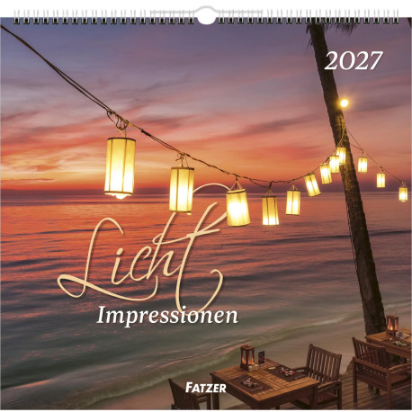 Licht Impressionen 2027 Wandkalender