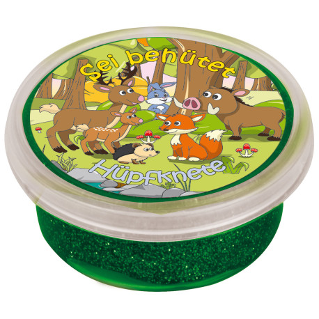 Hüpfknete - Sei behütet (Waldtiere)